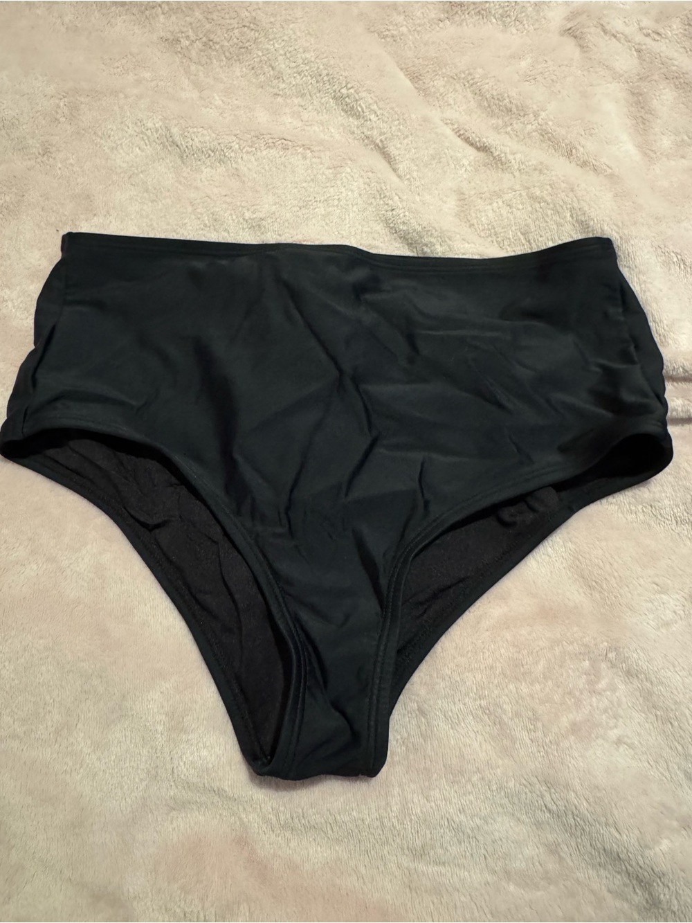 Rip Curl Black High-Waist Bikini Bottoms